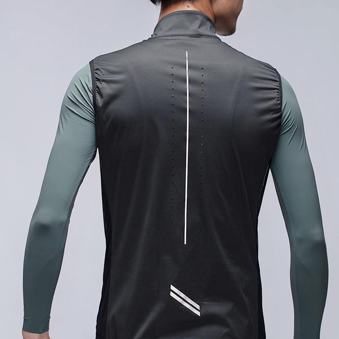 CLASSIC WIND VEST - BLACK - Gentleman Racing Club