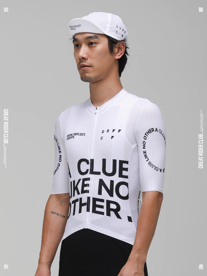 Men's Cmyk Slogan Cycling Jersey