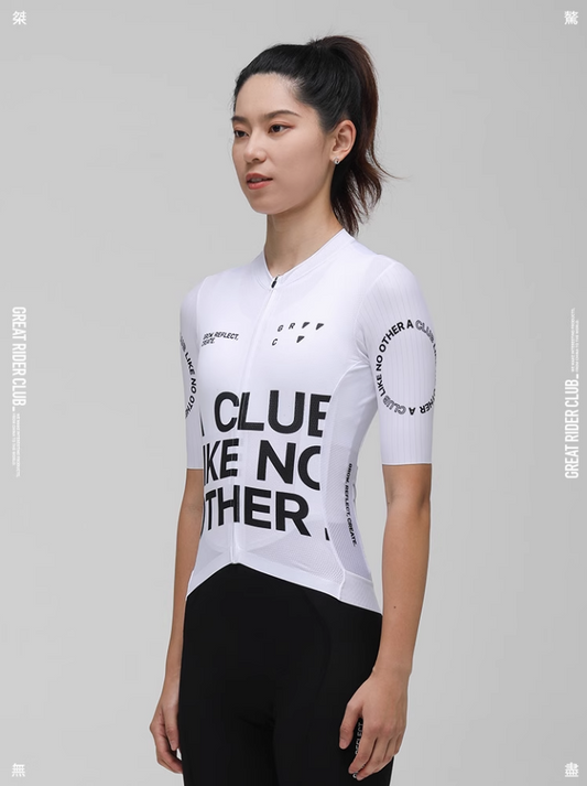 Women's Cmyk Slogan Cycling Jersey