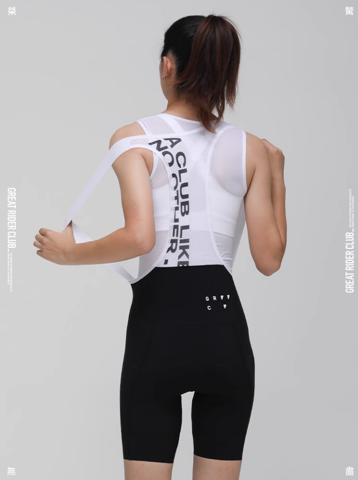 Women's Cmyk Slogan Bib-Shorts