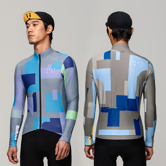 Men's CMYK Color Block Fleece Jacket