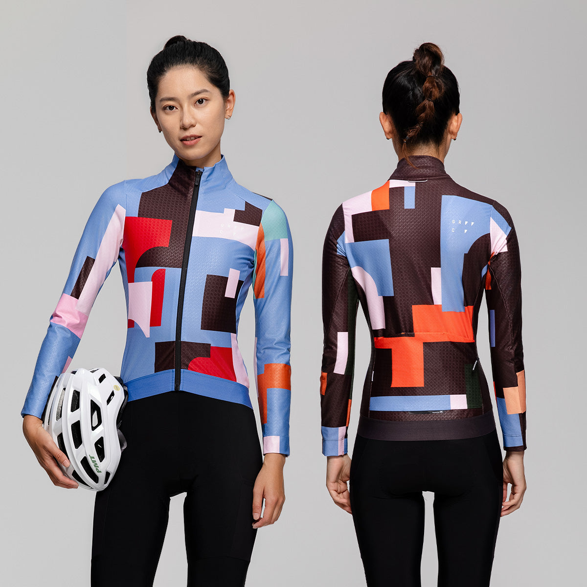 Women's CMYK Color Block Fleece Jacket