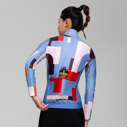 Women's CMYK Color Block Fleece Jacket