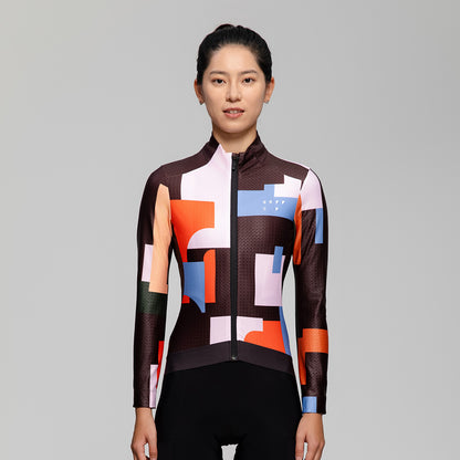 Women's CMYK Color Block Fleece Jacket