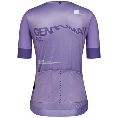 Women's Digital Print Tech Jersey - Lavender - GRC Cycling Apparel