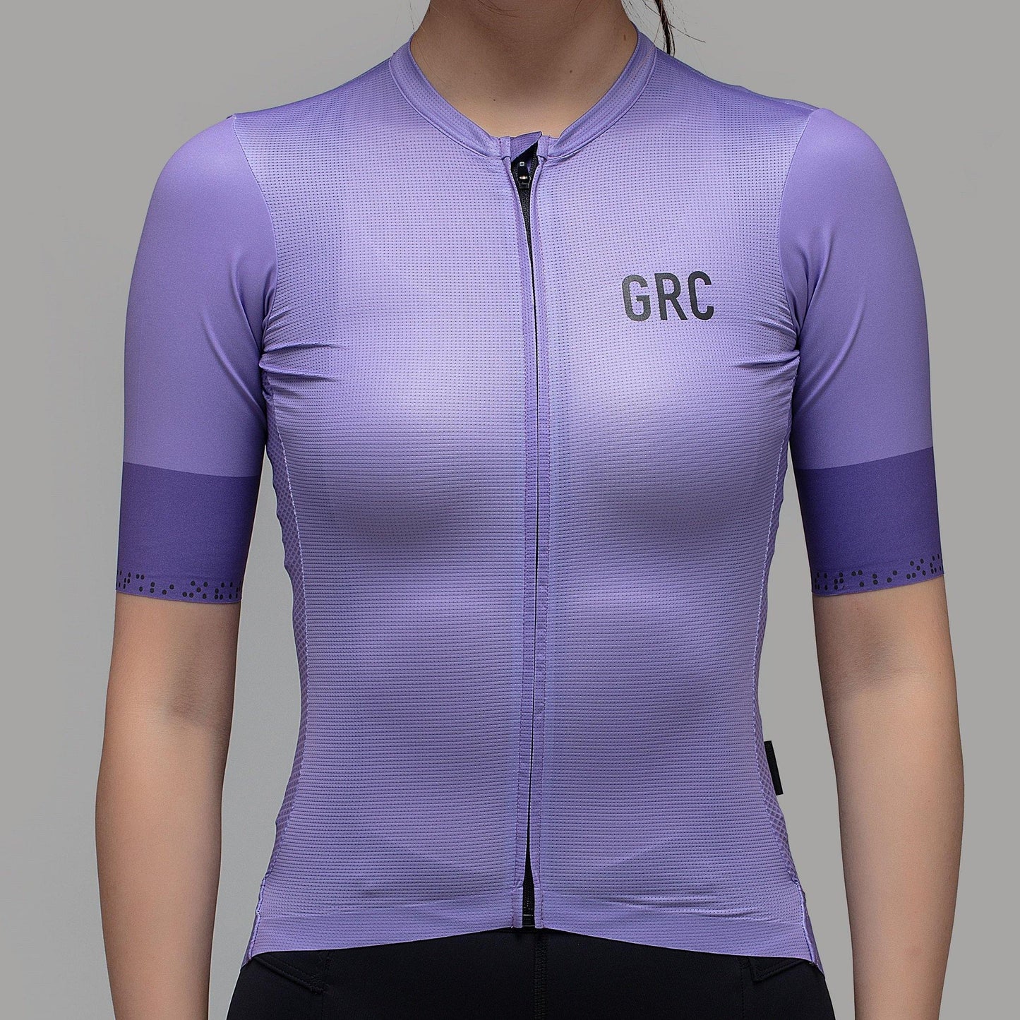 Women's Digital Print Tech Jersey - Lavender - GRC Unique Cycling Apparel