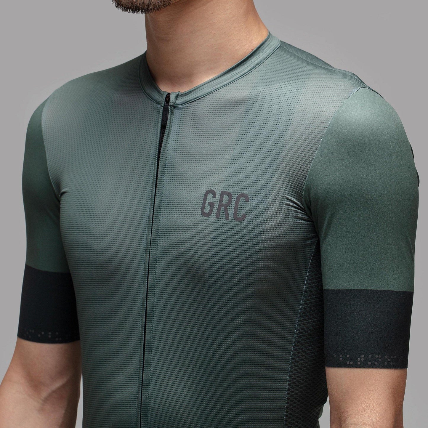 Digital Print Tech Jersey - Forest - GRC Unique Cycling Apparel