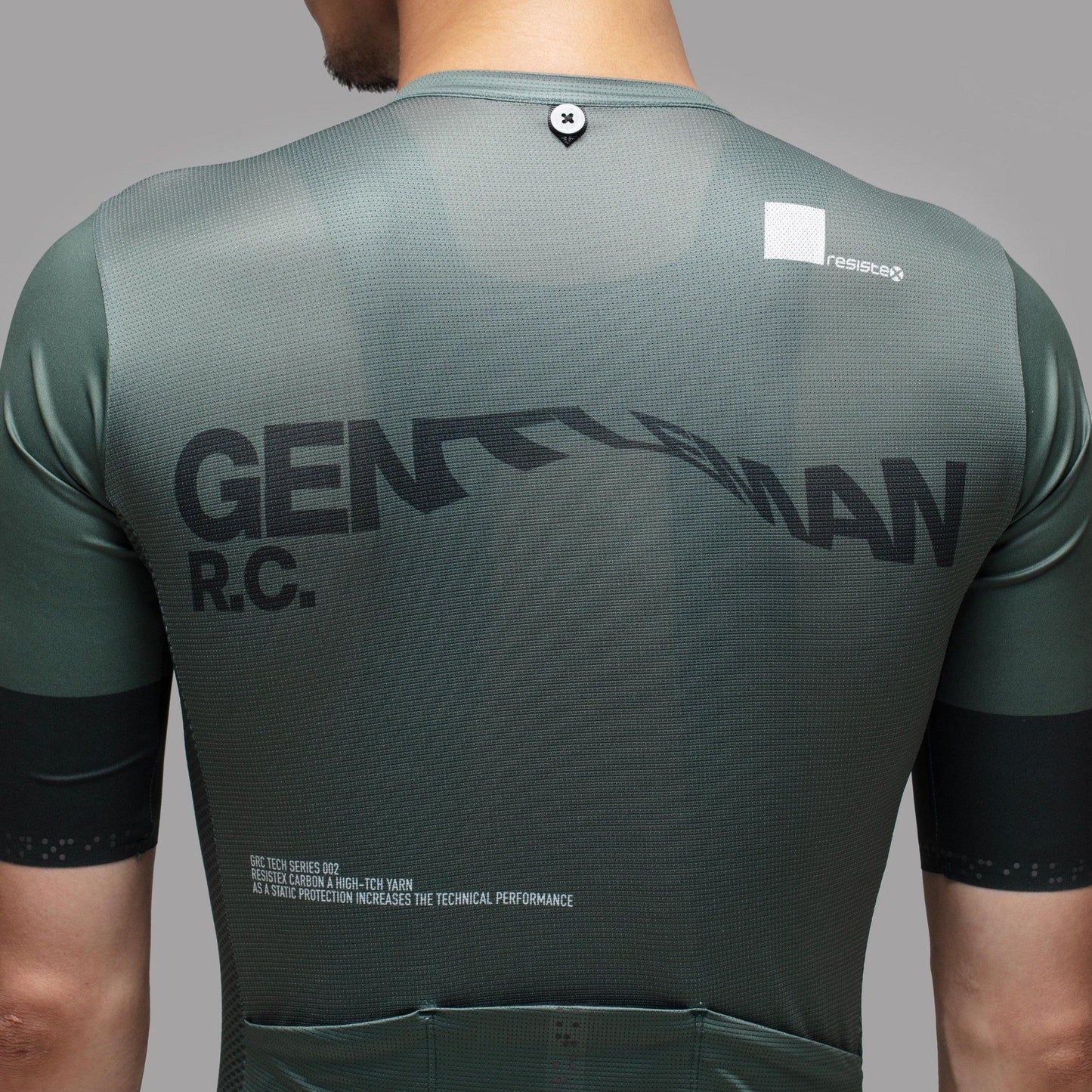 Digital Print Tech Jersey - Forest - GRC Unique Cycling Apparel