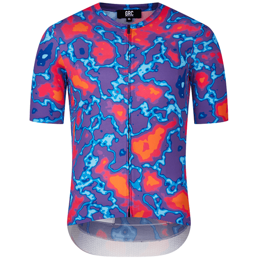 Heat Map-Veon Tech Jersey - GRC Cycling Apparel