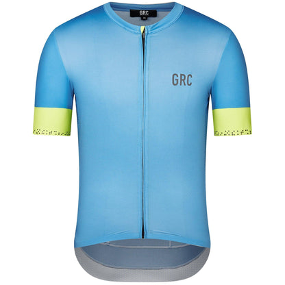 Digital Print Tech Jersey - Azure - GRC Cycling Apparel