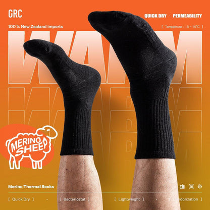 Merino Thermal Socks - GRC Cycling Apparel