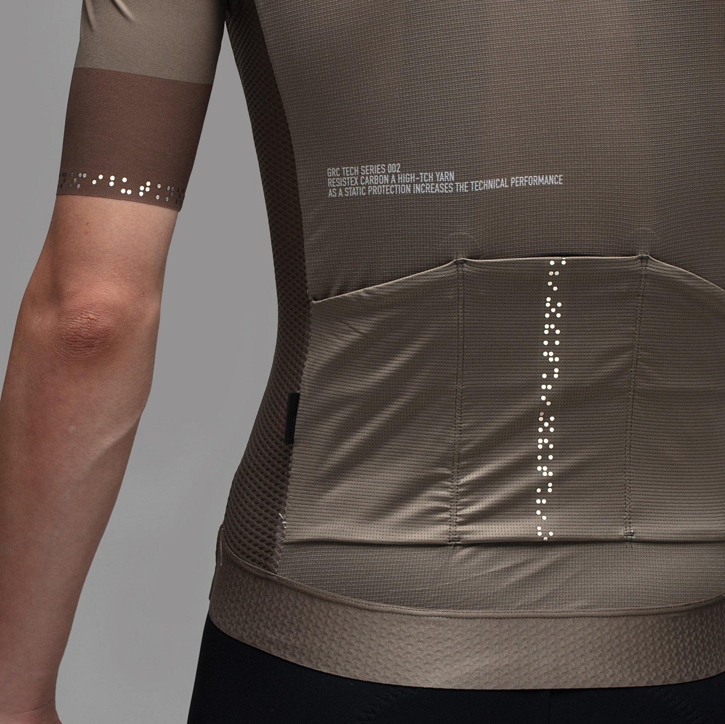 Digital Print Tech Jersey - Coffee - GRC Unique Cycling Apparel