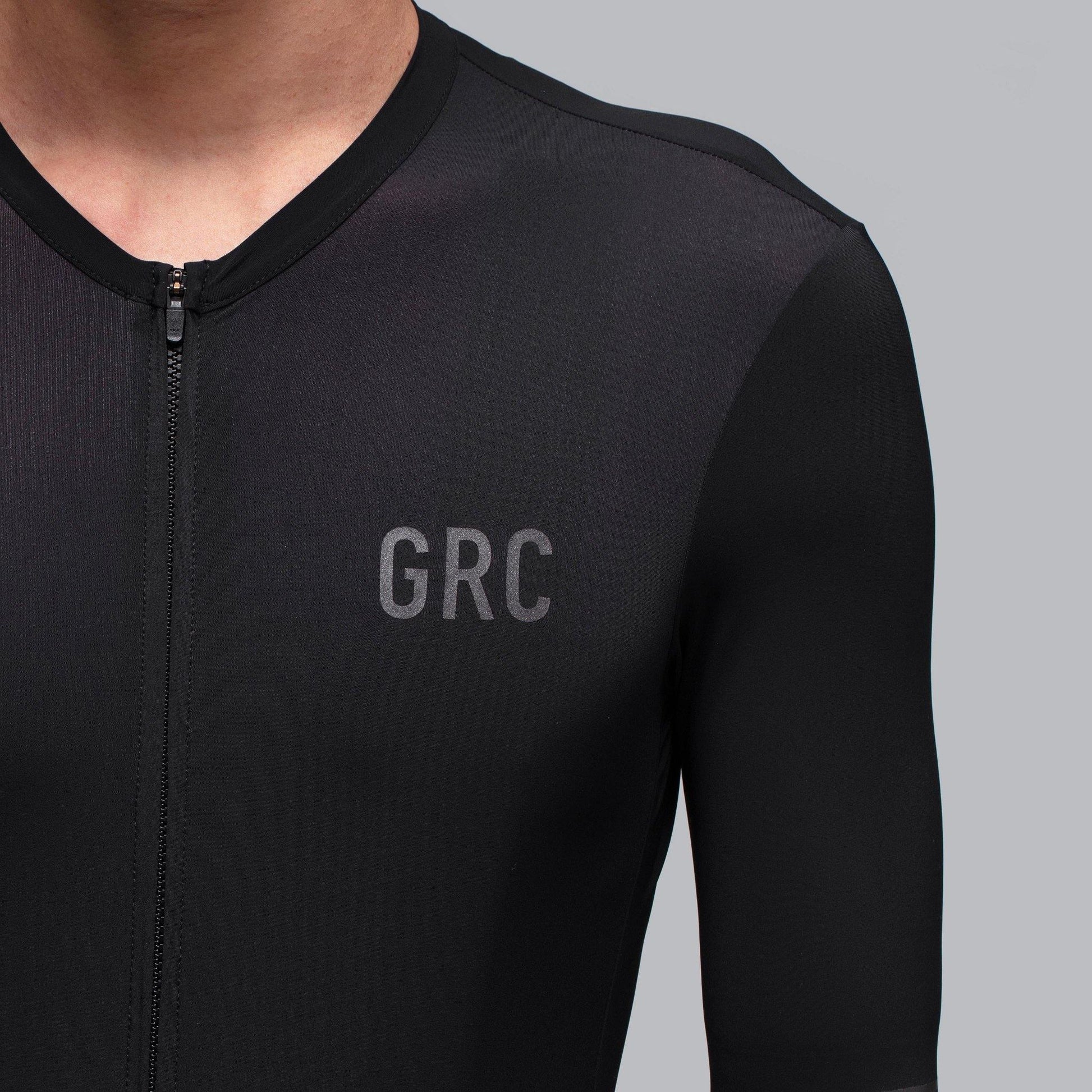 SOLID COLOR TECH JERSEY - BLACK - Gentleman Racing Club