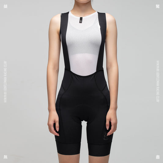 Women's High Waisted Bib Shorts