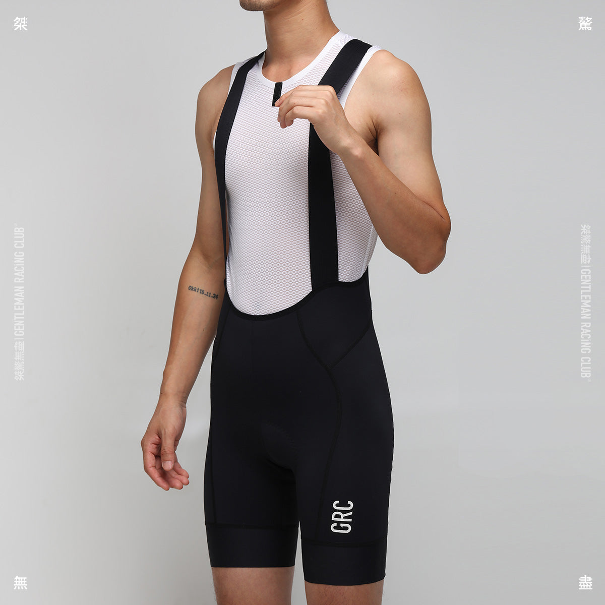 High Waisted Bib Shorts