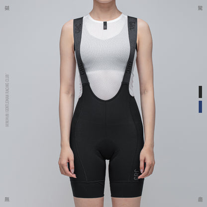 Women's Solid Color Tech Bib-shorts